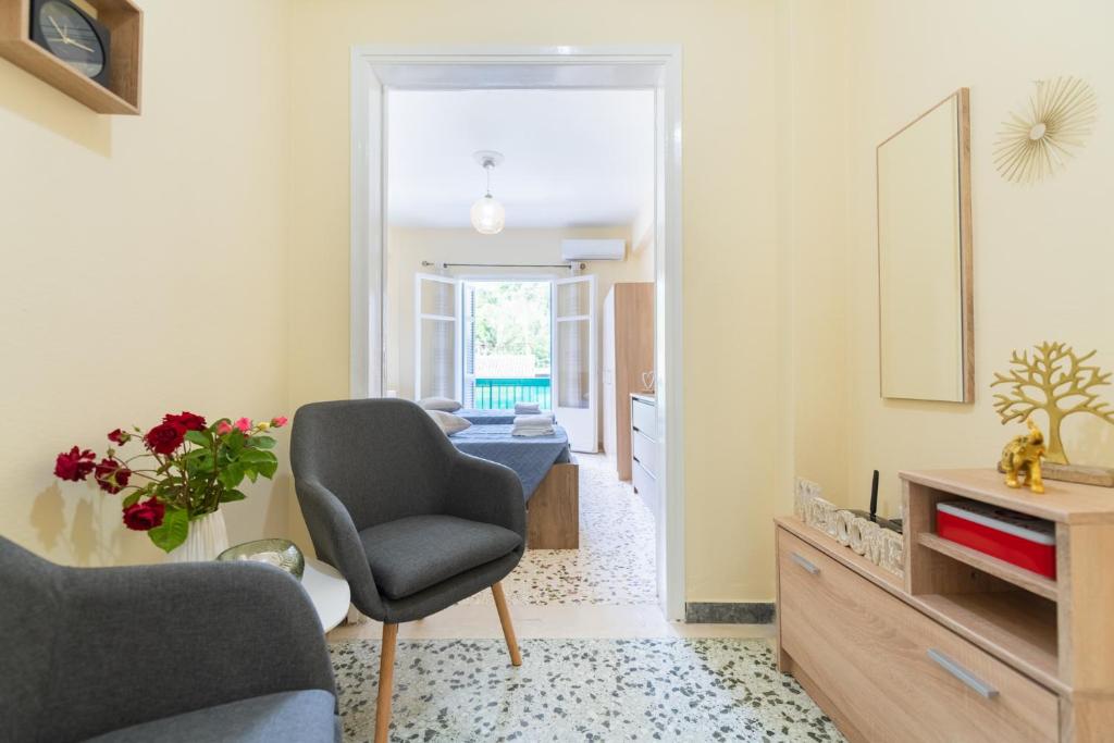 Posezení v ubytování Cozy Platytera apartment