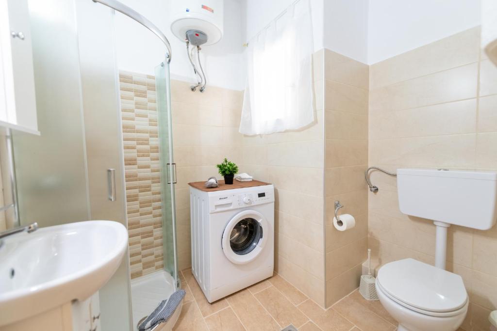 Koupelna v ubytování Cozy Platytera apartment