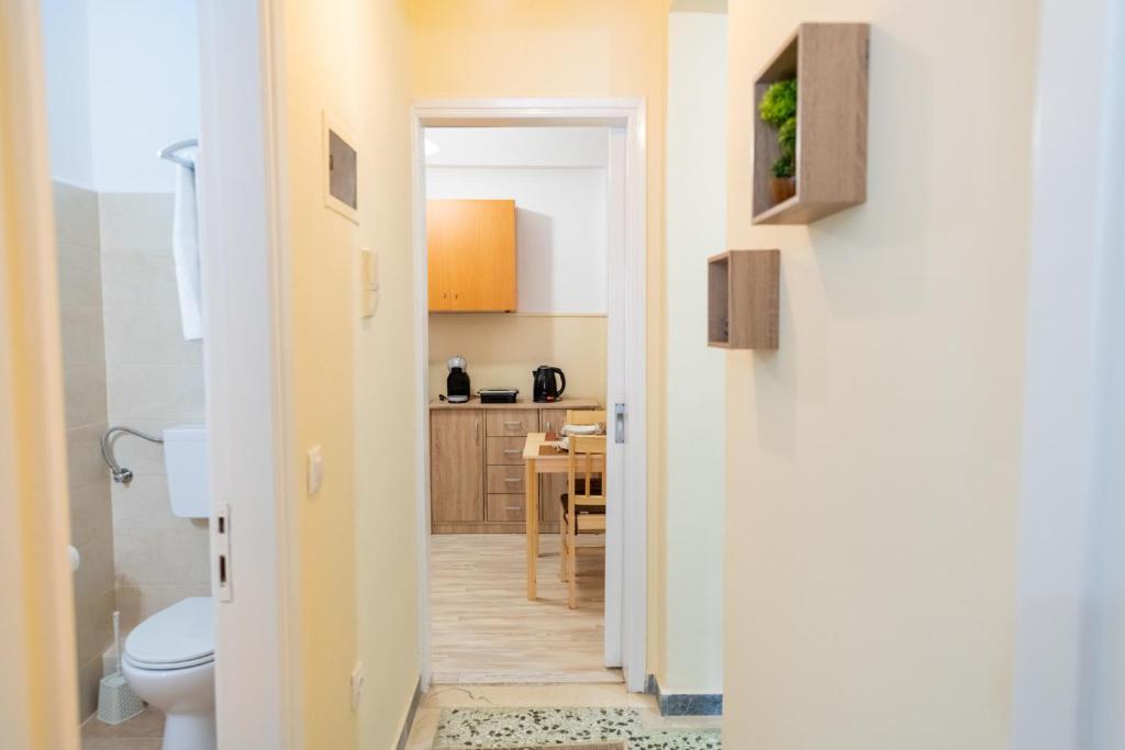 Koupelna v ubytování Cozy Platytera apartment