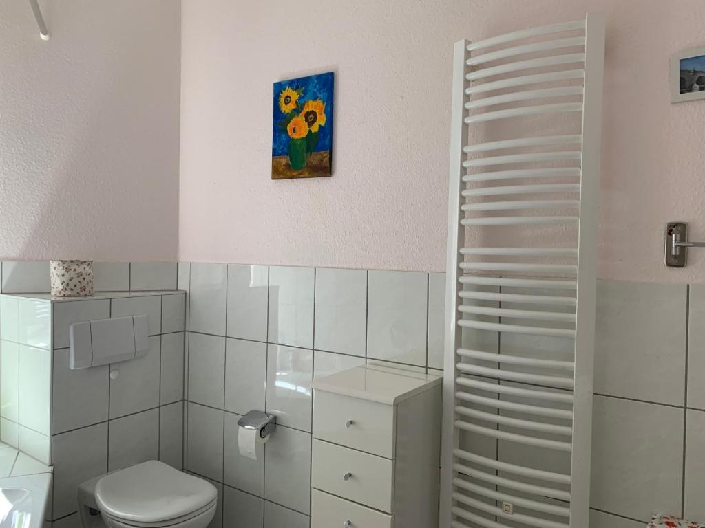 Koupelna v ubytování Gleich neben Dom und Schloss
