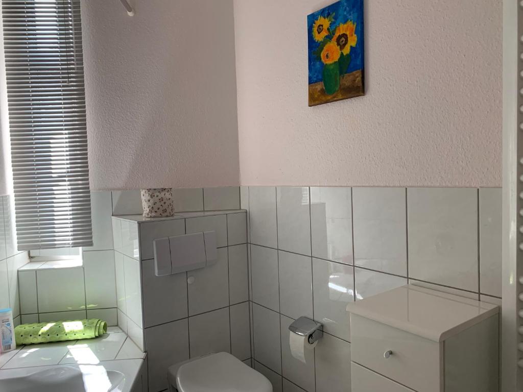 Koupelna v ubytování Gleich neben Dom und Schloss