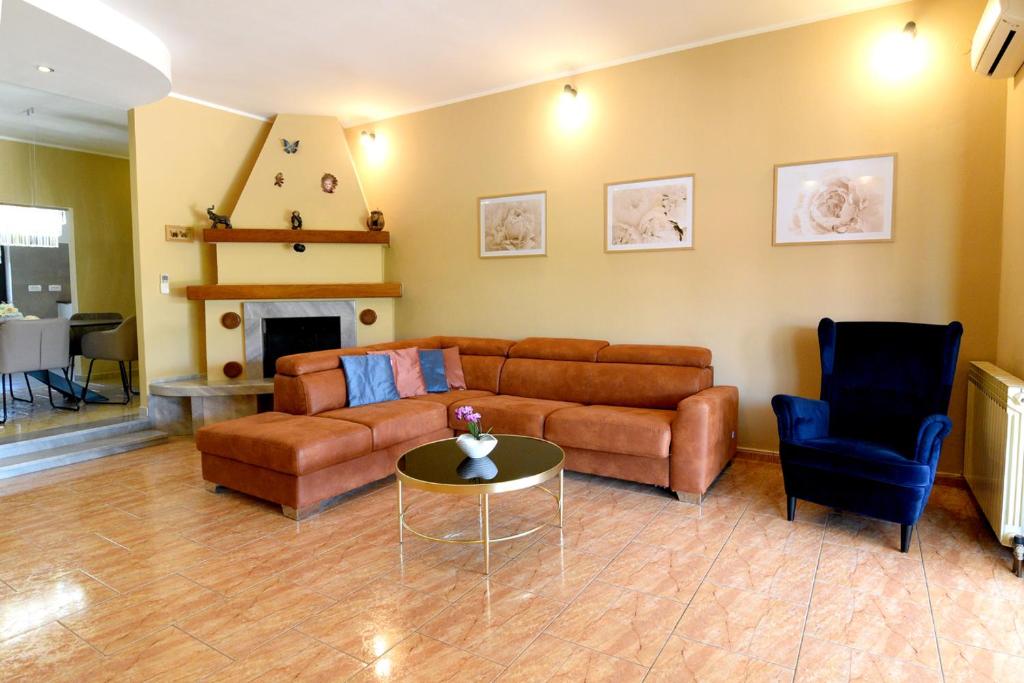 Część wypoczynkowa w obiekcie Holiday Home Villa Margherita