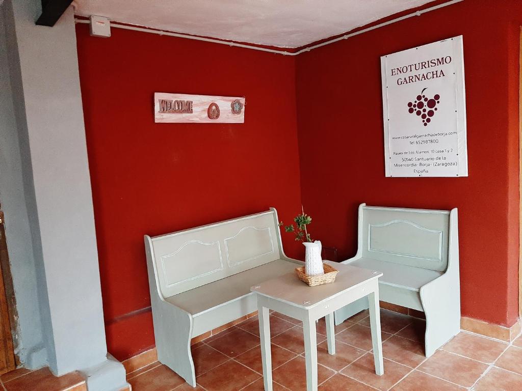 Posezení v ubytování Casa rural "Garnacha de Borja" guest home
