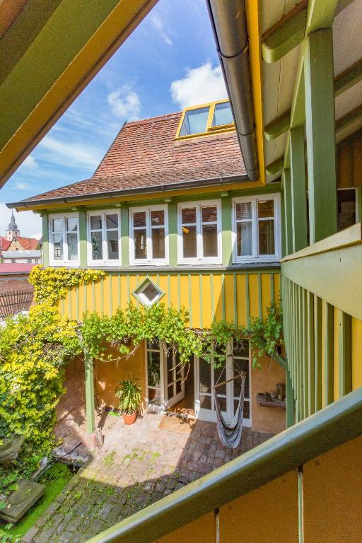 an overhead view of a house at Maisonette Baugut in Remlingen