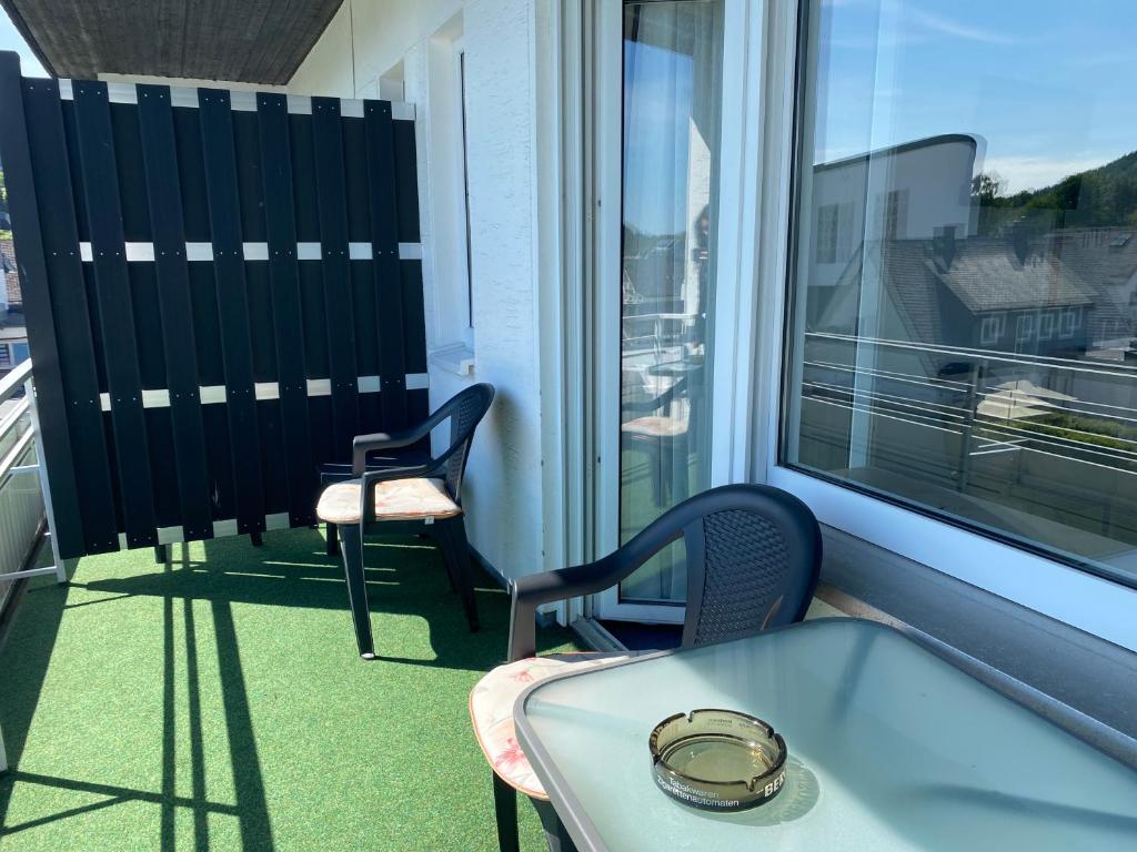 Balkón nebo terasa v ubytování Sevda's Hotel Garni Weinforth