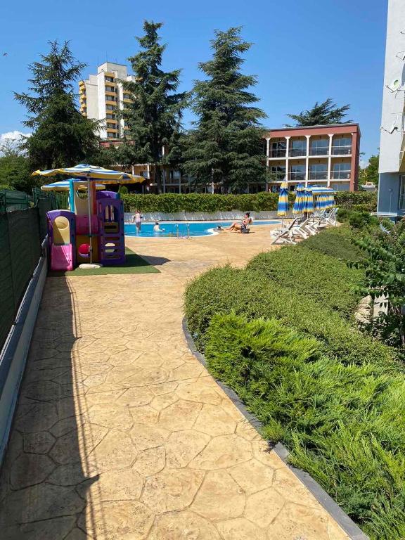 The swimming pool at or close to EM Kristal Beach Nesebar