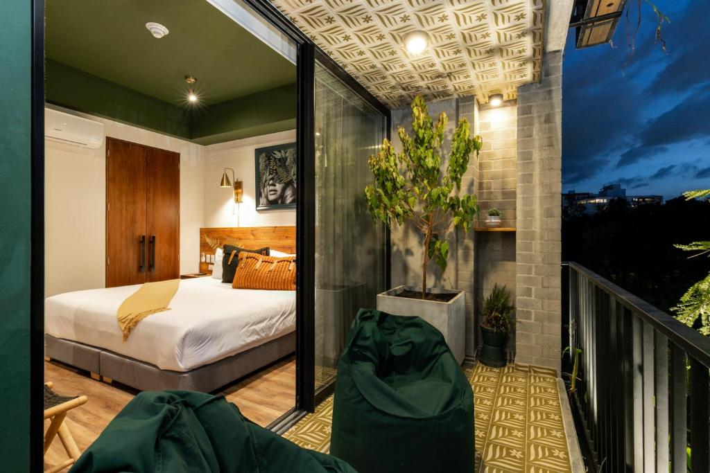 Postel nebo postele na pokoji v ubytování Celestino Boutique Hotel & Spa