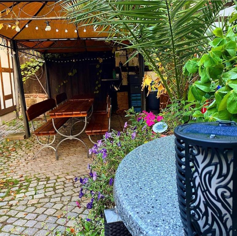Zahrada ubytování Ferienhaus Gesindestube Trusetal