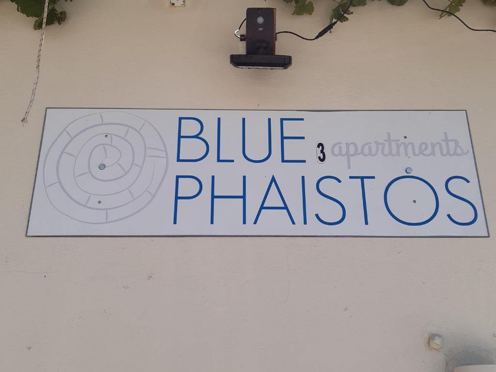 Certifikát, hodnocení, plakát nebo jiný dokument vystavený v ubytování BLUE PHAISTOS No3