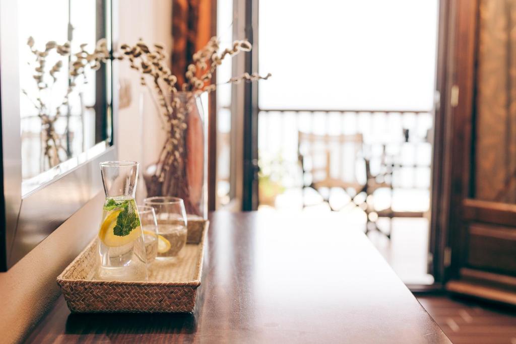 Nápoje v ubytování Althaia Hotel