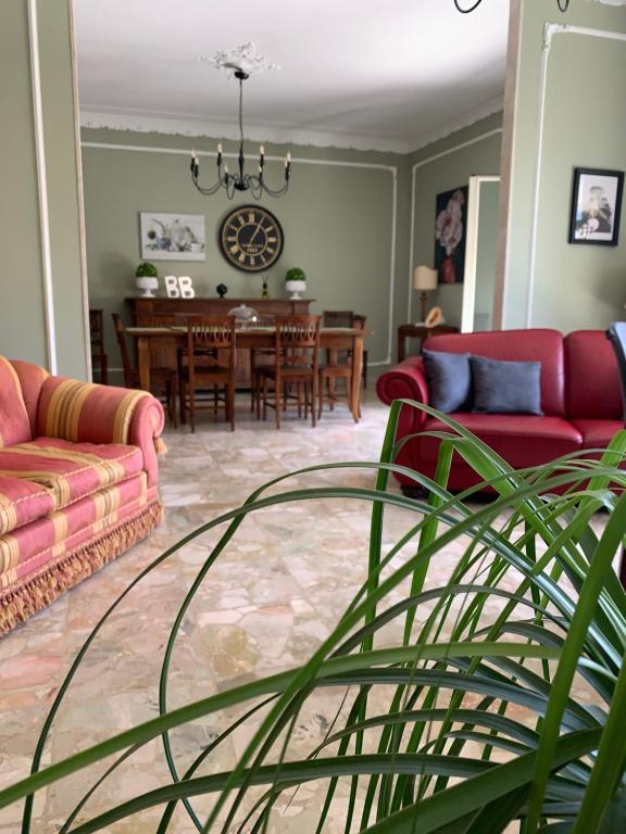 Posezení v ubytování B&B Fiorisol