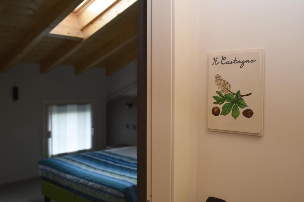 Postel nebo postele na pokoji v ubytování Casale al Foino