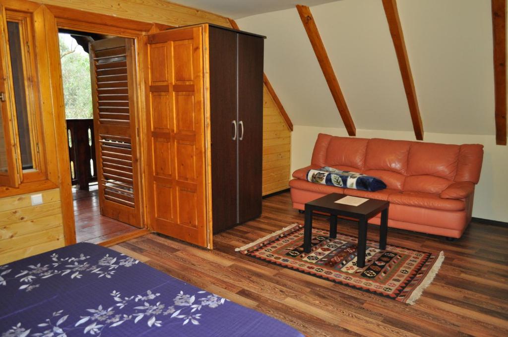 Posezení v ubytování Casa Agapie