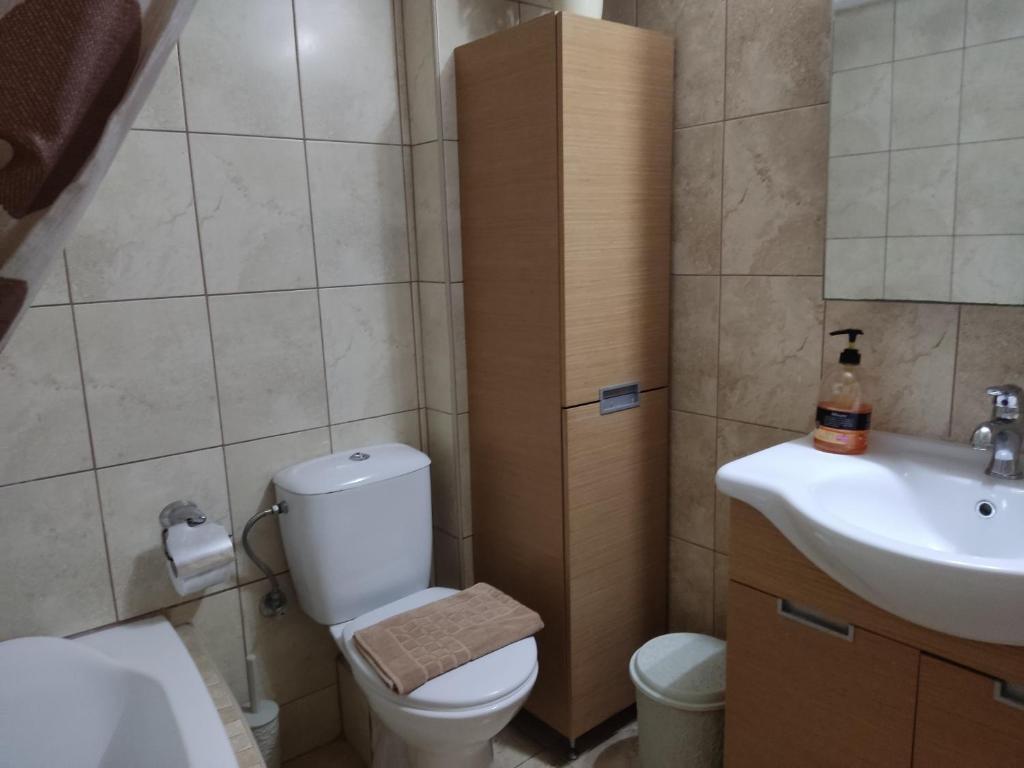 Koupelna v ubytování Eri Apartment