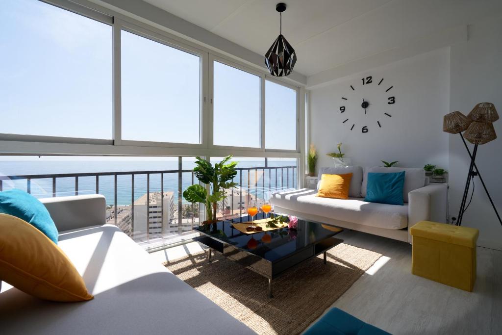 Posedenie v ubytovaní Luxy Beach Apartment