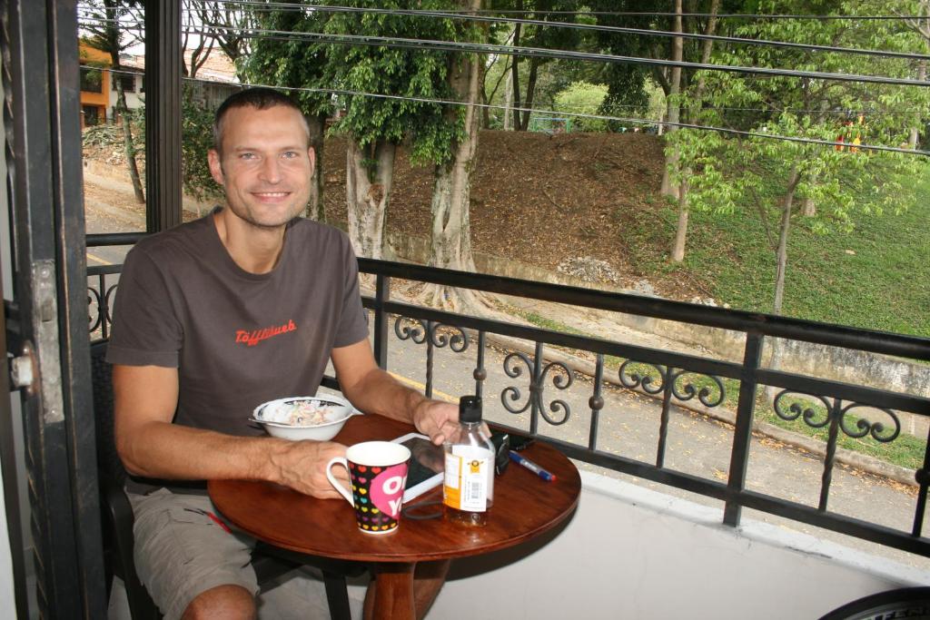 Balkón nebo terasa v ubytování Mayorca Homestay
