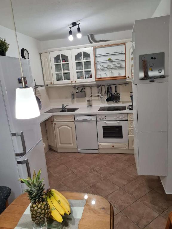 Kuchyňa alebo kuchynka v ubytovaní Apartmani Lovre i Zara