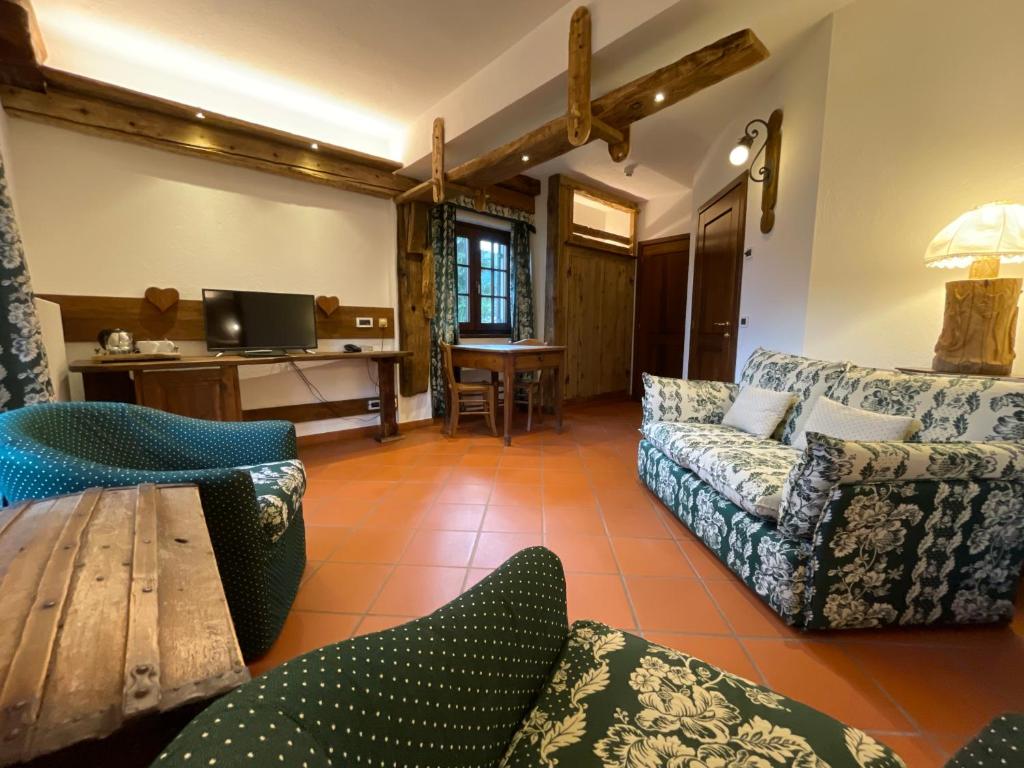 Posezení v ubytování Hotel Milleluci