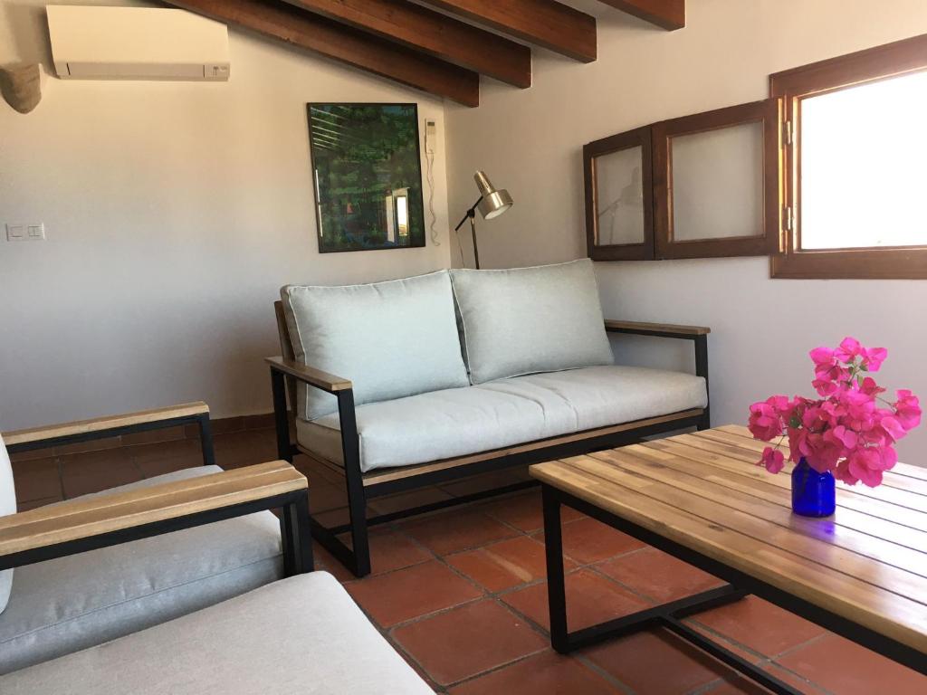 Posezení v ubytování Casa Pier-Jesuset