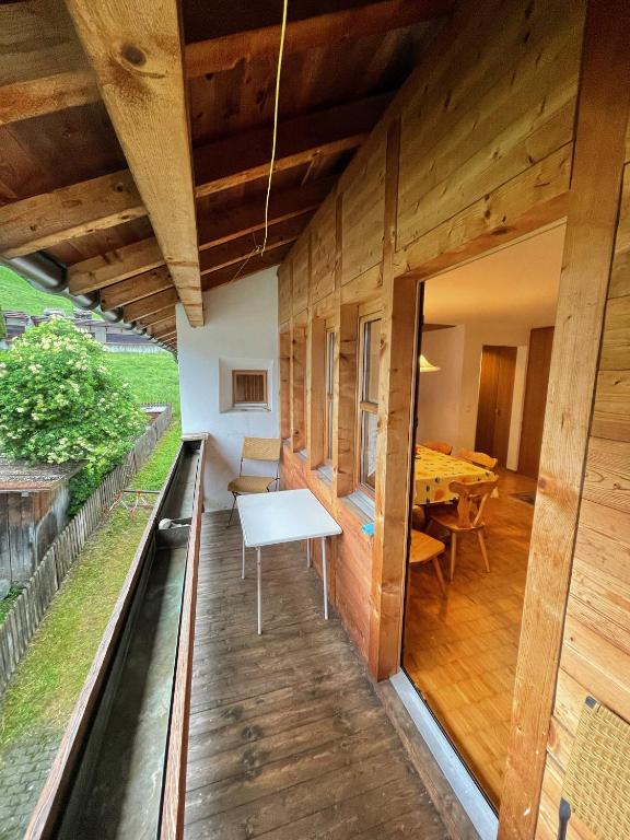 Balkón nebo terasa v ubytování Gasthaus Beverin