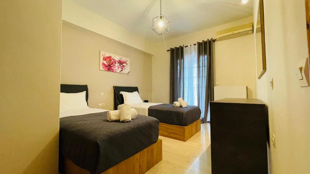 Postel nebo postele na pokoji v ubytování Villa Deza