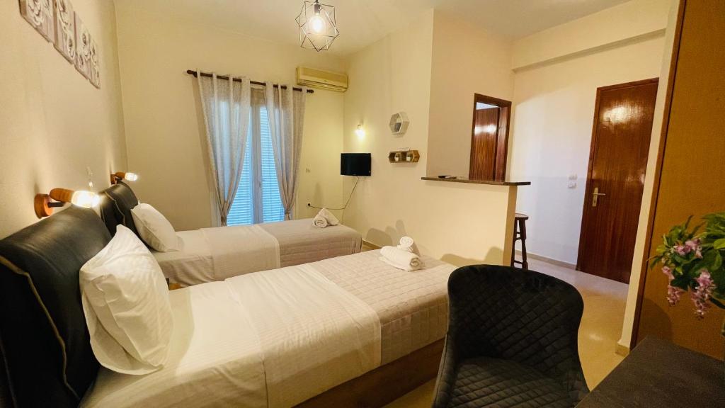 Postel nebo postele na pokoji v ubytování Villa Deza