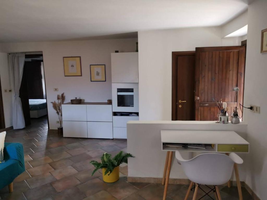 Kuchyň nebo kuchyňský kout v ubytování CASA GAIA