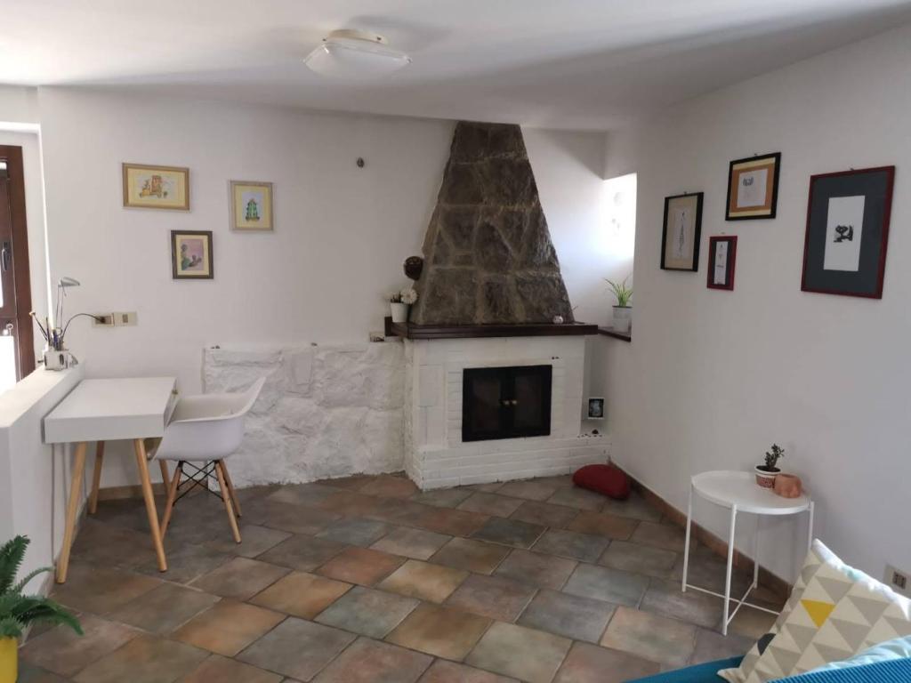 Posezení v ubytování CASA GAIA