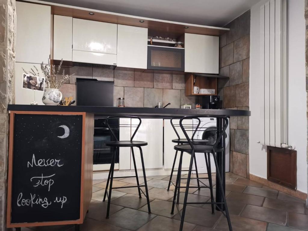 Kuchyň nebo kuchyňský kout v ubytování CASA GAIA