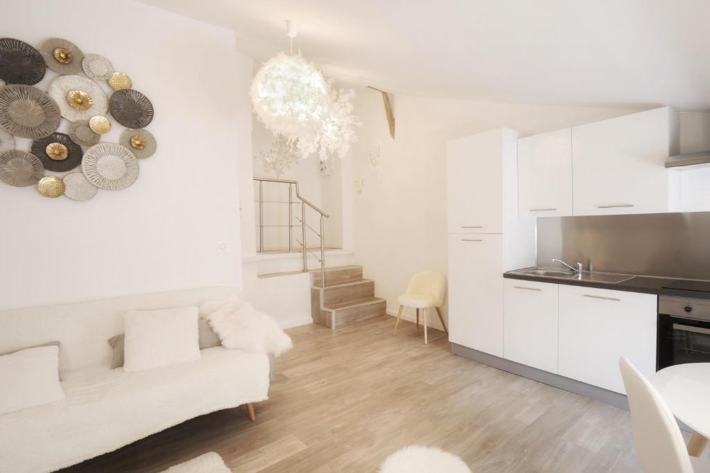 Kuchyňa alebo kuchynka v ubytovaní Appartements Premium en Hyper Centre Ville