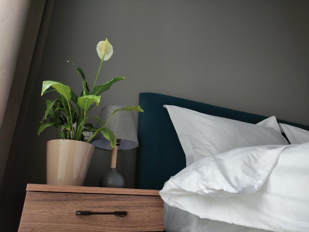 Postel nebo postele na pokoji v ubytování Gastello hotel