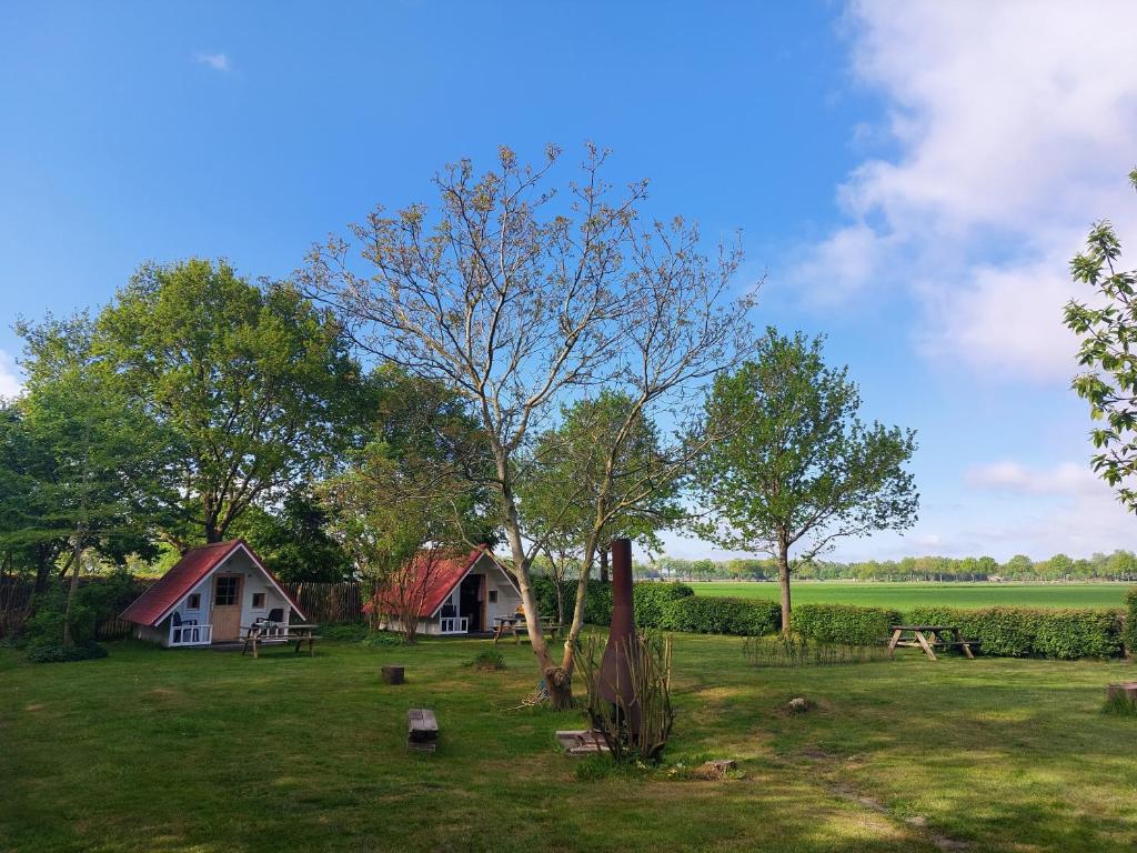 Zahrada ubytování Slaaphutje BuitenWedde Westerwolde