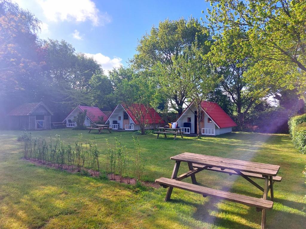 Zahrada ubytování Slaaphutje BuitenWedde Westerwolde