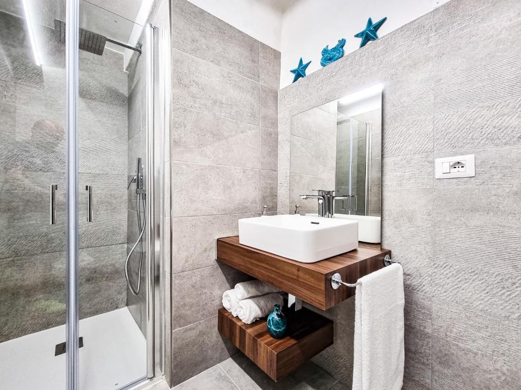 Koupelna v ubytování La casa di Michele