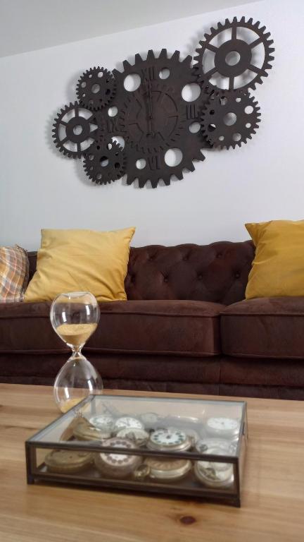 A seating area at Casa Relojero