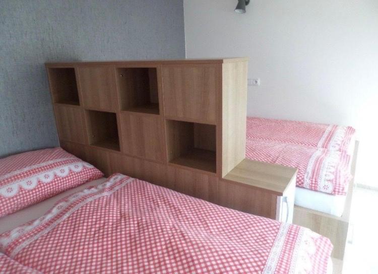 Postel nebo postele na pokoji v ubytování Apartmán Emmi