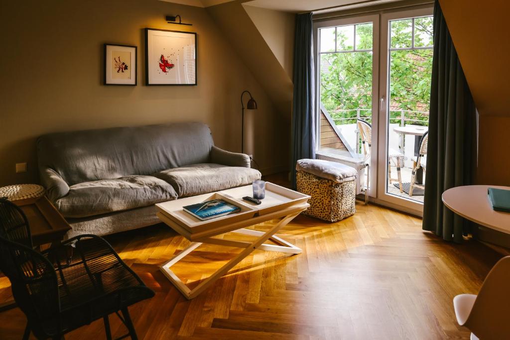 Posezení v ubytování Mimosa House