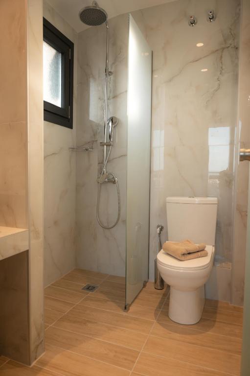 Koupelna v ubytování Nomad Hotel Paralia