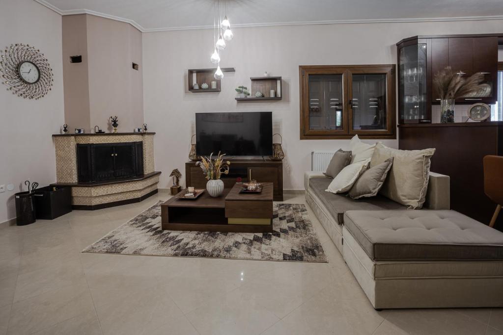 Telewizja i/lub zestaw kina domowego w obiekcie Luxury Sweet Home