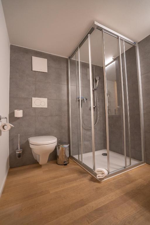Koupelna v ubytování Hotel Wasserfall
