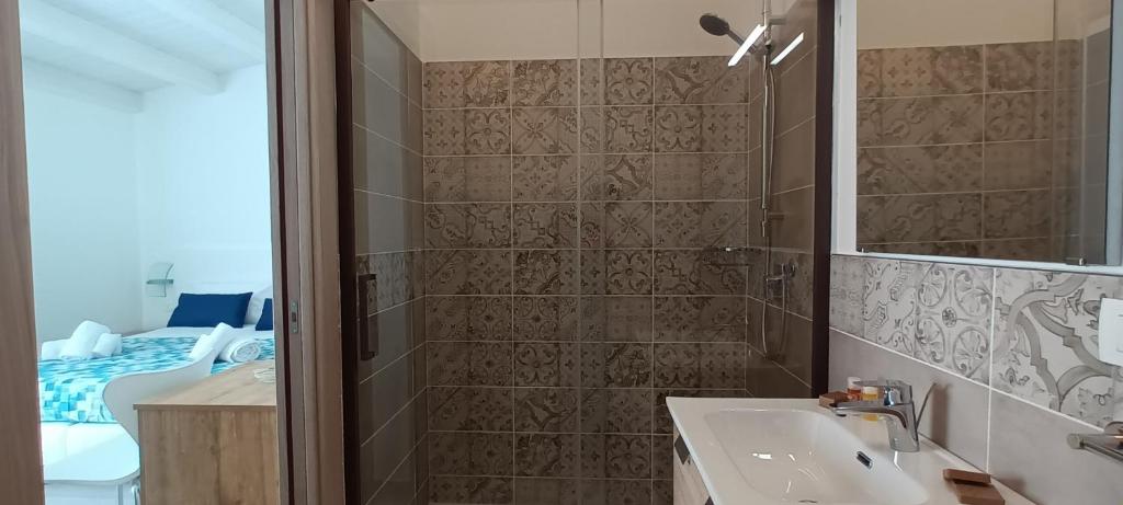 Koupelna v ubytování B&B Casa a Liu