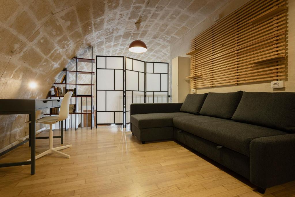 Posezení v ubytování Dimora 1919 Luxury Loft