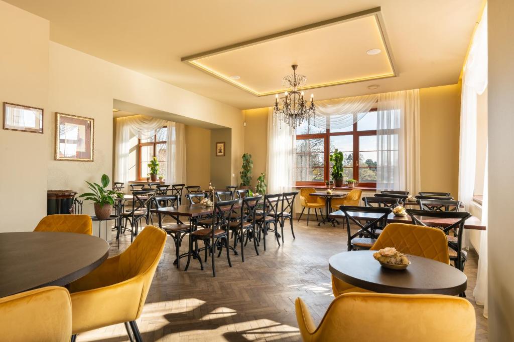 Posezení v ubytování Hotel Plumlov