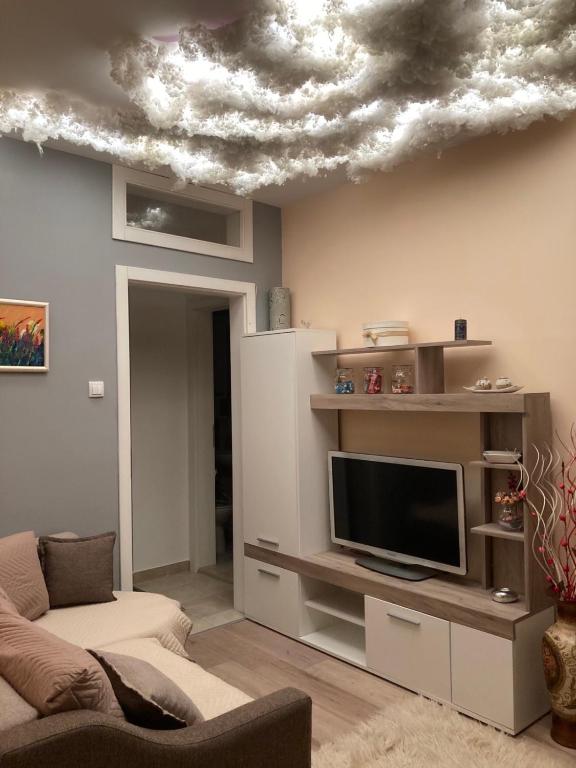 Kuchyň nebo kuchyňský kout v ubytování Stan na dan - LOZNICA