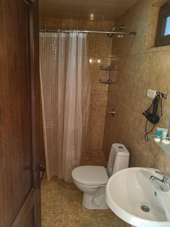 Koupelna v ubytování Hotel Medusa