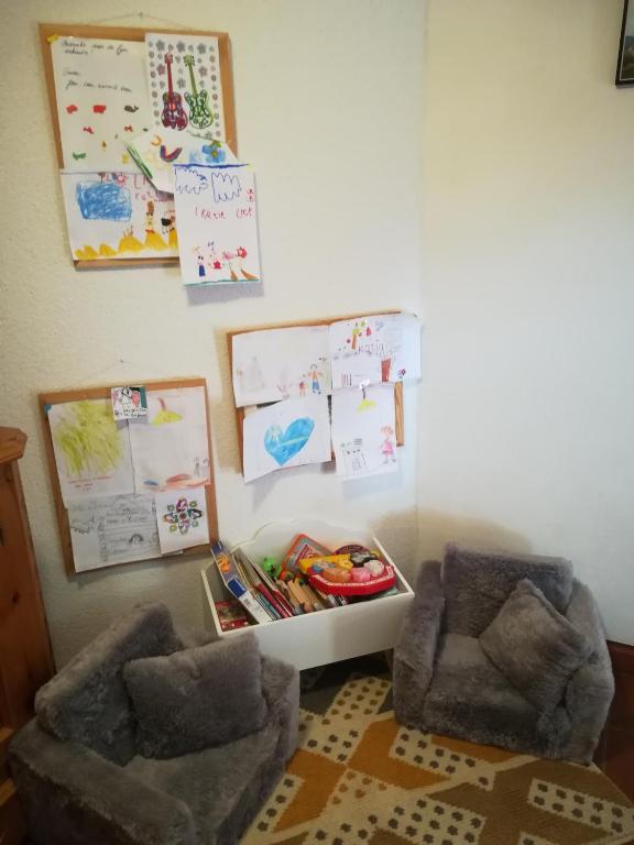 Posezení v ubytování Haus Bergliebe