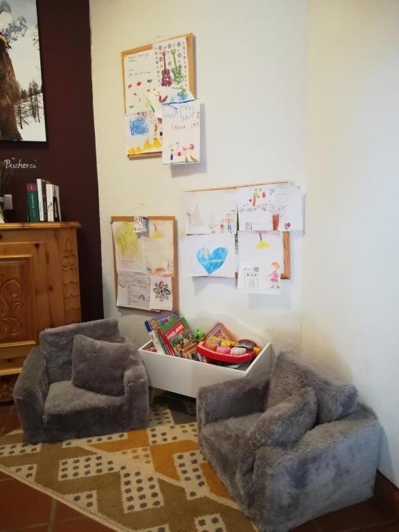 Posezení v ubytování Haus Bergliebe