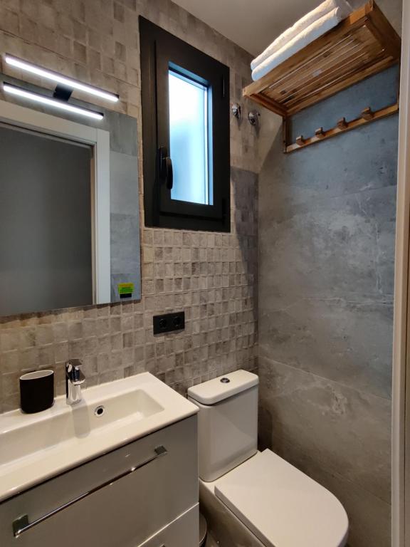 Koupelna v ubytování Stylish apartments Camp Nou