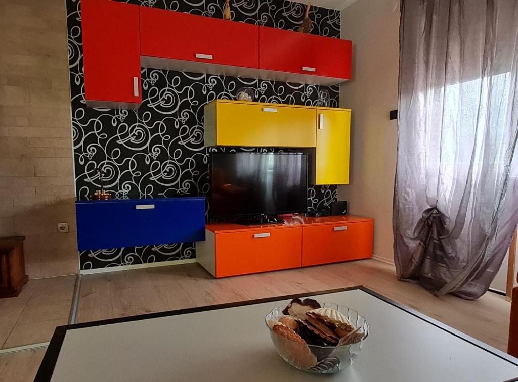 Kuchyňa alebo kuchynka v ubytovaní Apartman Norma free parking
