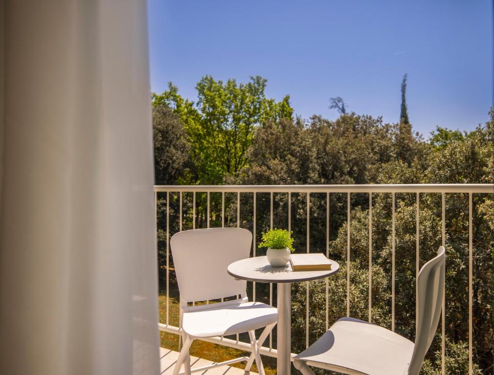 Balkón nebo terasa v ubytování Maistra Select Funtana All Inclusive Resort